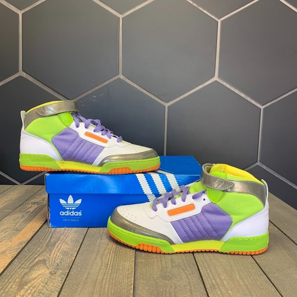 adidas Shoes - New W/Box! Womens Adidas Grace Mid Neon Buzzlightyear Sneaker Strap Size 8
